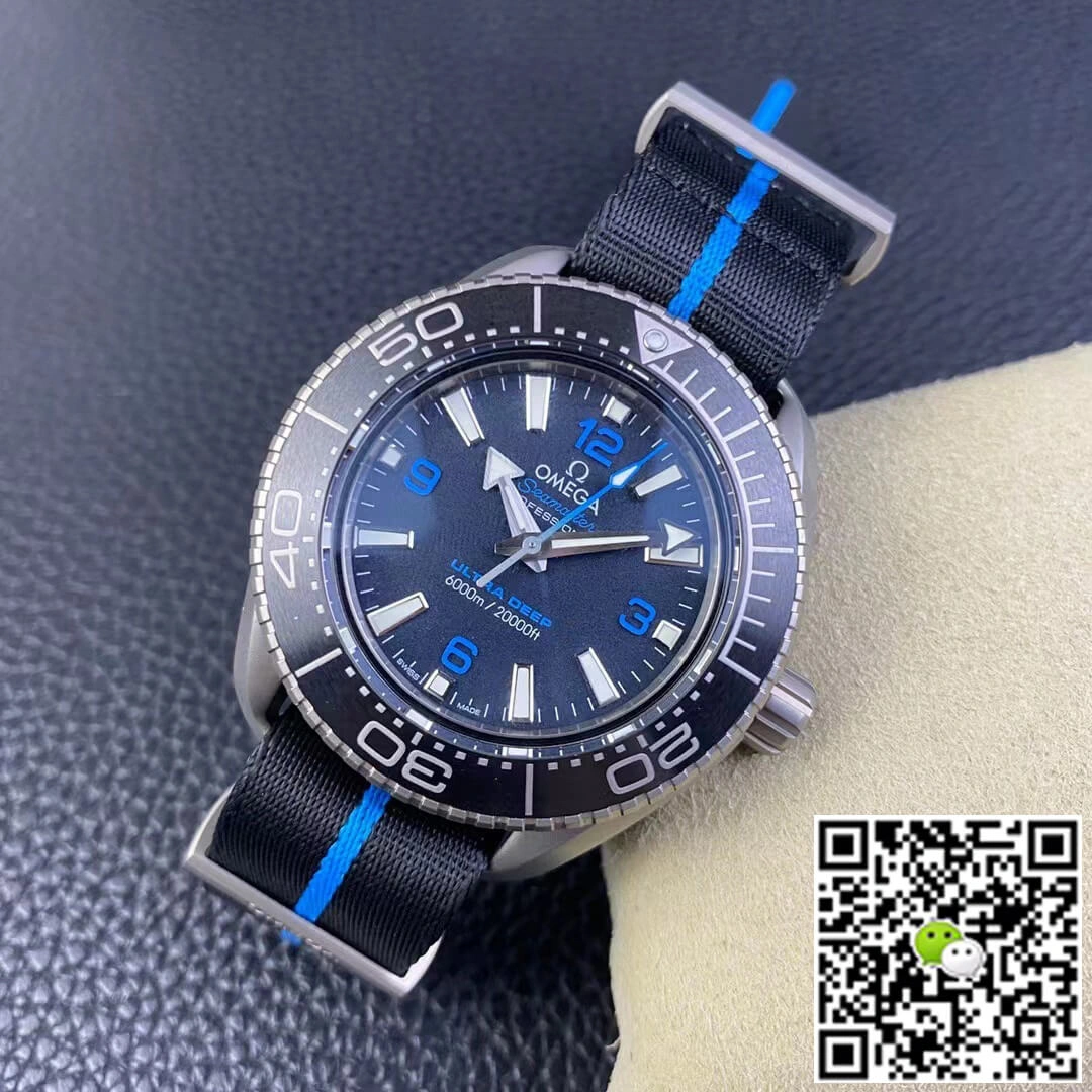Omega Seamaster 215.92.46.21.01.001 VS Factory 1:1 Best Edition Replica Watch Black Bezel